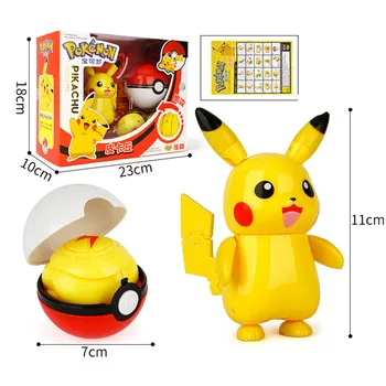 Pokemon Rakamlar Topu Varyant Oyuncaklar Modeli Pikachu Jenny Kaplumbağa Pocket Monsters Action Figure Oyuncak Hediye 11 Tarzı