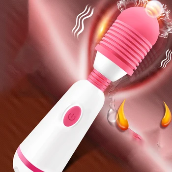 ST11 Dildos AV Vibratör Sihirli Değnek Kadınlar için Klitoris Stimülatörü USB Şarj Edilebilir Masaj Ürünleri Yetişkinler için Seks Oyuncakları 18 4
