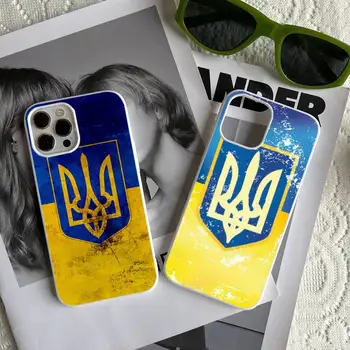 Ukrayna Bayrağı Ukrayna telefon kılıfı Şeker Renk iPhone 6 7 8 11 12 13 s mini pro X XS XR MAX Artı