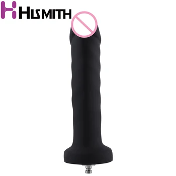 Hısmıth Acemi Anal Oyuncak Seks Makinesi için 3.5 cm Çap Renkli Yapay Penis Yetişkin Seks Oyuncakları 5.9 