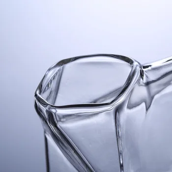 Süt Karton Cam Bardak Süt Suyu Soğuk içecek Bardağı 300ML