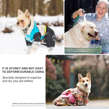 Elbise Askıları Dolap Pet Köpek Askı Ceket Mini Giyim