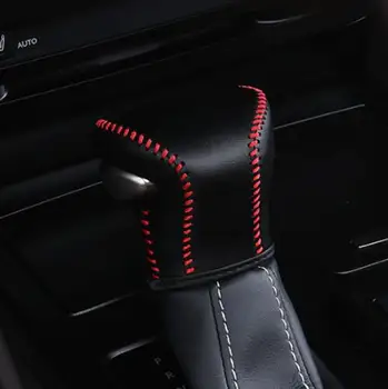 Lexus için es200 es260 es300h DIY deri vites kapağı vites kolu kapağı araba iç dekorasyon