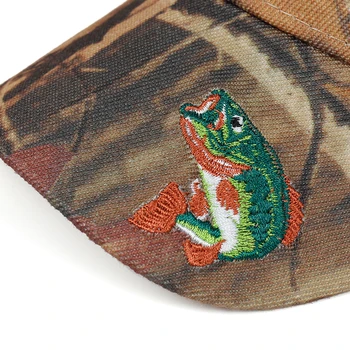 Yüksek kaliteli KAPA ÇENENİ balık! Işlemeli beyzbol şapkası yeni moda açık askeri şapka vahşi orman savaş kapaklar spor şapkaları