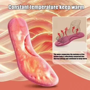 Kendinden ısıtmalı Tabanlık Ayak Masajı Termal Kalınlaşmak Astarı Bellek Köpük Ayakkabı Pedleri Kış Sıcak Erkek Kadın spor ayakkabı Ped Aksesuarları 1