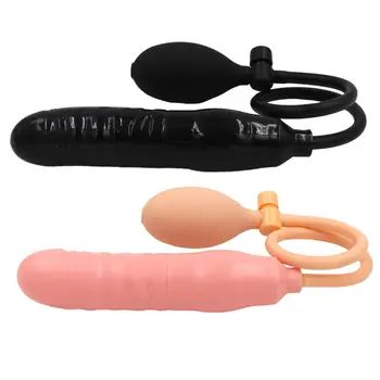 YEMA Şişme Büyük Yapay Penis Ayarlanabilir Boyutu Tam duygu Seks Oyuncakları Kadın Erkek Anal Plug Butt Vajina G Noktası Yetişkin Oyuncaklar 1