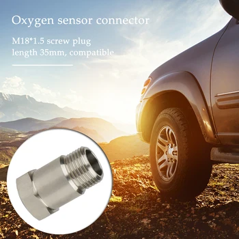 Evrensel M18x1. 5 Araba Oksijen Sensörü Adaptörü Araba Motor ışığı Genişletici Koruyucu Kabuk Fiş Adaptörü Oto Aksesuarları 3