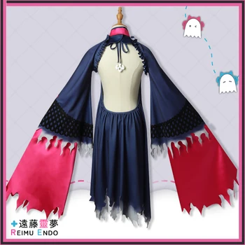 COSMART Vtuber Nijisanji Reimu Endou Cosplay Kostüm Moda Üniforma Elbise Cadılar Bayramı Karnaval Parti Kıyafet Unisex S-3XL Yeni 5
