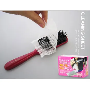 Saç fırçası Tarak Temizleme Net Hava Yastığı Tarak Fırça Saç Temizleme Levha Ped Tarak koruma ağı Taşınabilir temizleme kağıdı 0
