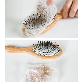 Saç fırçası Tarak Temizleme Net Hava Yastığı Tarak Fırça Saç Temizleme Levha Ped Tarak koruma ağı Taşınabilir temizleme kağıdı 4
