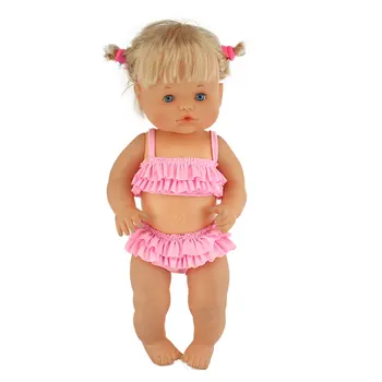 2022 Yeni Güzel Bikini 42 cm Nenuco Bebek 17 İnç Bebek oyuncak bebek giysileri