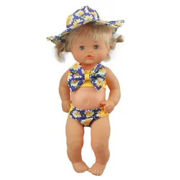 2022 Yeni Güzel Bikini 42 cm Nenuco Bebek 17 İnç Bebek oyuncak bebek giysileri 2