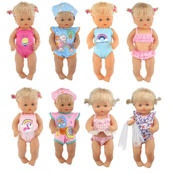 2022 Yeni Güzel Bikini 42 cm Nenuco Bebek 17 İnç Bebek oyuncak bebek giysileri 3