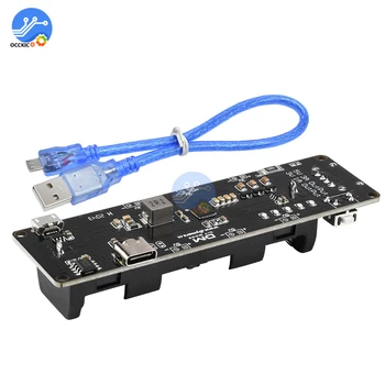 Bms 18650 Pil Kalkanı V3 genişletme kartı ESP32 mikro USB Bağlantı Noktası A Tipi USB Modülü Arduino için Wemos için Pil Tutucu Dengeleyici 1