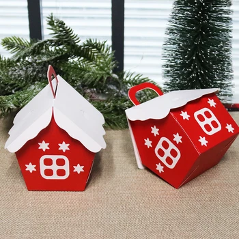 Noel hediye Kutuları Noel Arifesi Elma Kutusu Şeffaf Noel Baba Kardan Adam Noel Ağacı Ambalaj Şeker kutusu Dekorasyon Noel Hediyesi 2
