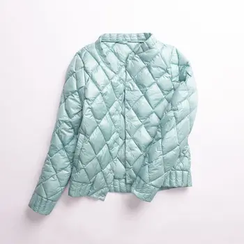 Kış Yeni kadın Aşağı Ceket Ultra Hafif Ördek Aşağı Ceket Sonbahar Ceket Kore Tarzı Hafif Aşağı Ceket