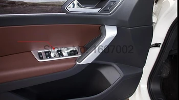 Volkswagen VW Touran 2016 2017 ABS Mat Kapı Kolu Tutucu Pencere Kaldırma Anahtarı Kapak Trim İç Kalıp Kol Dayama çerçeve 5