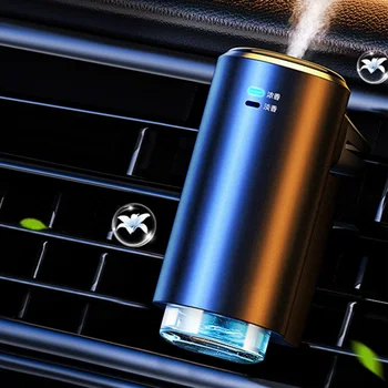 Araba Elektrikli hava difüzörü Aroma Araba Hava Firar Nemlendirici Aromaterapi Sis Ahşap Tahıl Yağ Otomatik Hava Spreyi Parfüm Koku 0