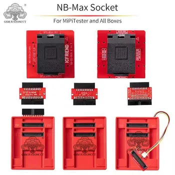 Mıpı Test kutusu + NB MAX Soket (NB-HS-BGA 4 İN 1 (UFS BGA 153/287/254 )+ EMMC BGA 221/100/254/529/162-186/136/169/168) 5