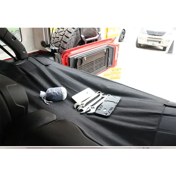 Araba 4 Kapılar Arka Bagaj Pedi Kargo masası örtüsü Güvenlik Gölge Depolama Fit İçin Jeep Wrangler JL 2018-2021