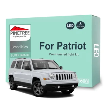 Jeep Patriot için 8 adet Led iç ışık kiti 2007 2008 2009 2010 2011 2012 2013 2016 Led Ampuller Canbus Hata Yok