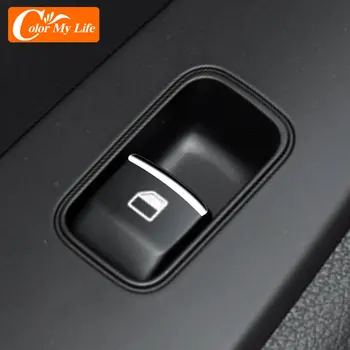 Kia Sportage için SL 3 R Sportage3 Çerçevesİ 2011-Paslanmaz Çelik Araba Pencere Kaldırıcı Anahtarı Paneli Topuzu Trim Sticker LHD 3