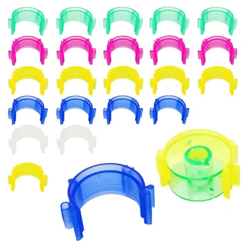 50 adet Dikiş Bobin Klip Küçük Kelepçeler Tutucu Renkli Plastik İplik Klipleri Dikiş Aracı İplik Makarası Organize Malzemeleri 4