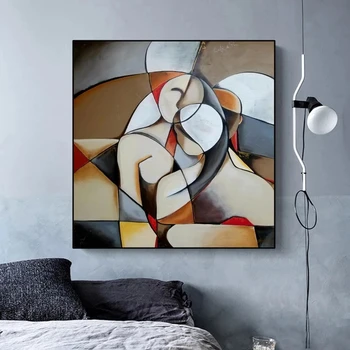 Ünlü Picasso Soyut Rüya Kadın Tuval Boyama Kadın HD duvar sanat resmi Posterler ve Baskılar Oturma Odası Ev Dekorasyon için 2