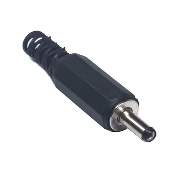 DC002 3.5 mm x 1.35 mm erkek DC priz adaptör jak konektörü plastik adaptör 1.35 * 3.5 mm DIY erkek adaptör bloğu