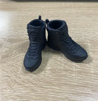 1/6 Erkek Minyatür Asker Savaş Ayakkabı Düz Çizmeler Ayakkabı Erkek Yürüyüş Savaş Asker Figürü Aksesuar Modeli için 12 inç Vücut