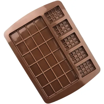 Silikon Waffle Kalıp yapışmaz Mutfak Bakeware Kek Kalıp Pan Puding Maker Kalıp DIY Çikolata Kalıp Pişirme Aracı 1