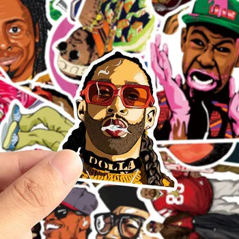 50 ADET Kişilik Eğilim Hip Hop Kaya Rap Rap Kral Graffiti Sticker Gitar Vücut Sticker Dizüstü Cep telefonu çıkartması