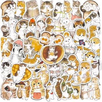 10/30/50/100 adet Kediler Mini Kağıt Etiket Günlüğü Albümü Scrapbooking Dıy dekorasyon çıkartması Kawaii Kırtasiye Hayvan Aksesuarları 1