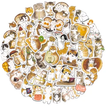 10/30/50/100 adet Kediler Mini Kağıt Etiket Günlüğü Albümü Scrapbooking Dıy dekorasyon çıkartması Kawaii Kırtasiye Hayvan Aksesuarları 2