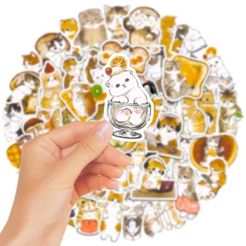 10/30/50/100 adet Kediler Mini Kağıt Etiket Günlüğü Albümü Scrapbooking Dıy dekorasyon çıkartması Kawaii Kırtasiye Hayvan Aksesuarları 4
