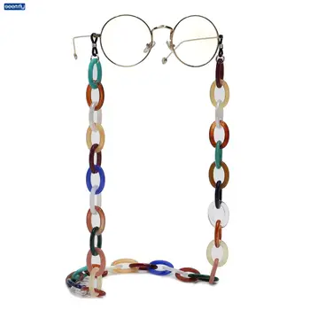 Seemfly Gözlük Zinciri Reçine Akrilik Erkek kadın Boyun Zinciri Maskesi Züccaciye Moda Okuma Gözlükleri Kordon Boyun Askısı Halat 4