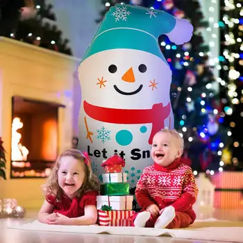 Noel şişme kardan adam Sevimli Kardan Adam Tumbler Açık Parti Ev Dekorasyonu İçin Yeni Yıl 2023 Hediye Merry Christmas Dekorasyon