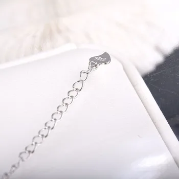 ITSMOS Doğal Topaz Garnet Ametist Ayı Kalp şeklinde Kolye Kolye S925 Ayar Gümüş Kolye Kadınlar için Güzel Takı 1