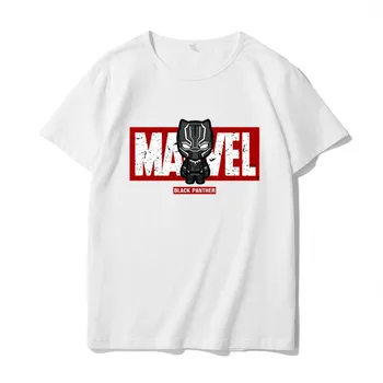 Deadpool T-shirt Kötü Küçük Kitty Siyah Panter Üst Erkek Tee Yenilik Harajuku Komik t shirt Unisex Pamuk Kısa Kollu Gömlek