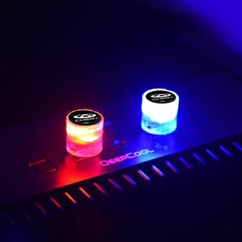 Araba Mini USB LED Renkli Neon Dekoratif atmosfer ışığı Nissan Tiida Qashqai İçin J11 J10 Juke Versa Başladı Mart Aksesuarları 4