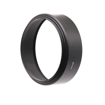 Standart Metal Lens Hood Vidalı Evrensel lensler için 62 67 72 77 82mm Filtre Dişi 3