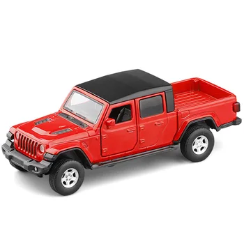 1:36 Jeep Gladyatör SUV Die Cast Koleksiyon Model Arabalar Statik Alaşım Pick Up Araba doğum günü hediyesi Oyuncaklar Çocuklar İçin Ev F104 0