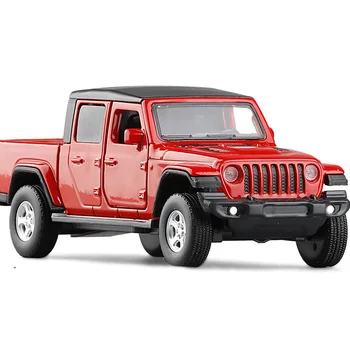 1:36 Jeep Gladyatör SUV Die Cast Koleksiyon Model Arabalar Statik Alaşım Pick Up Araba doğum günü hediyesi Oyuncaklar Çocuklar İçin Ev F104 1
