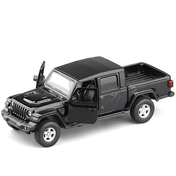 1:36 Jeep Gladyatör SUV Die Cast Koleksiyon Model Arabalar Statik Alaşım Pick Up Araba doğum günü hediyesi Oyuncaklar Çocuklar İçin Ev F104 3