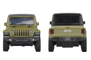 1:36 Jeep Gladyatör SUV Die Cast Koleksiyon Model Arabalar Statik Alaşım Pick Up Araba doğum günü hediyesi Oyuncaklar Çocuklar İçin Ev F104 5