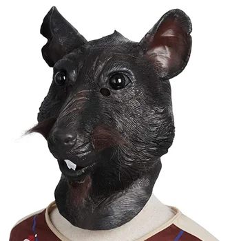 Sıçan maskesi Kahraman kıymık Kaplumbağalar hayvan Lateks Film süslü elbise Parti Maskeleri