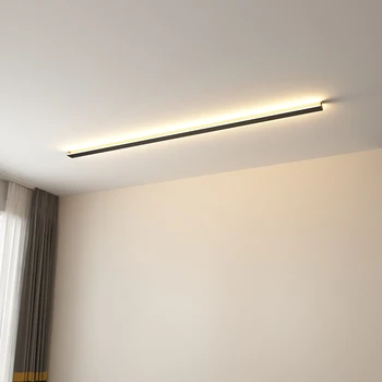 Minimalist Yaratıcı Tavan Lambası Modern LED Arka Plan Tavan Lambası Oturma Odası Başucu Alüminyum Tavan Aydınlatma