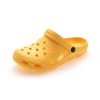 2023 kadın Yaz Açık plaj ayakkabısı Büyük Ayak Delikli Ayakkabı Kadın Erkek Croc Sandalet Sarılmış Terlik 1