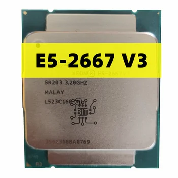 Orijinal Xeon E5 2667V3 E5 2667 V3 3.2 GHz Sekiz Çekirdekli CPU İşlemci 20 M 135 W LGA 2011-3 E5-2667 V3 Ücretsiz Kargo