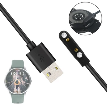 USB Şarj XiaoMi IMILAB KW66 Akıllı İzle Dock Şarj Adaptörü Manyetik USB Şarj Kablosu Taban Tel Şarj Aksesuarları 2